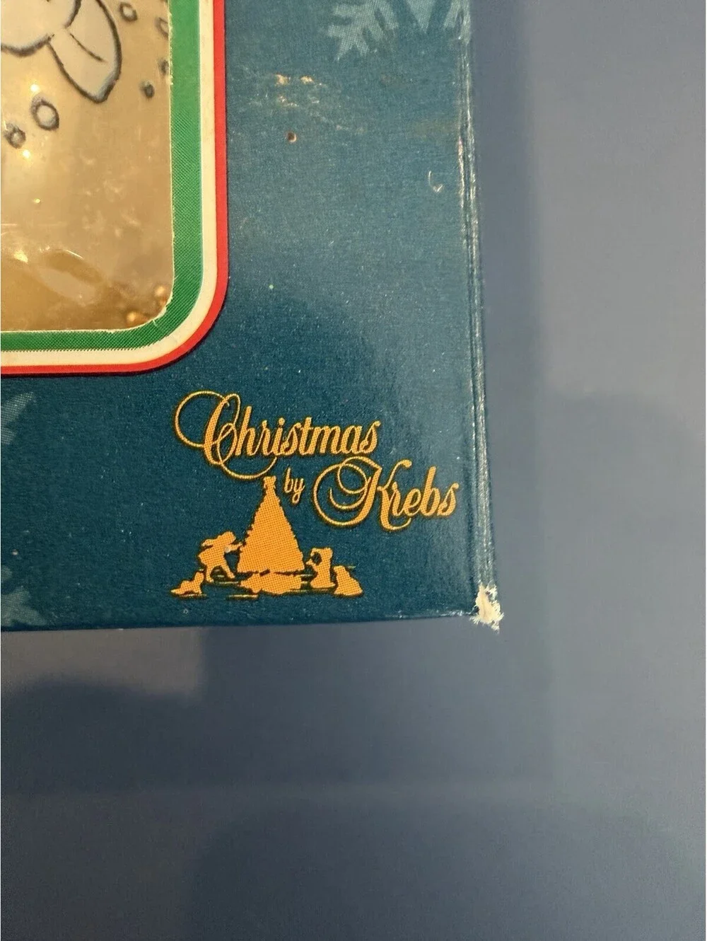 Mickey Mouse Christmas by Krebs 4  glass ornaments vintage 90s original box
